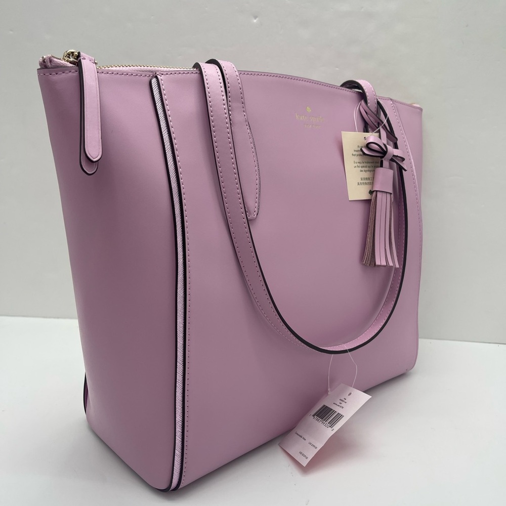 KATE SPADE KALI Quartz Pink Lg Top Zip Shoulder Tote Handbag 
Quartz Pink
NWT - Picture 16 of 16